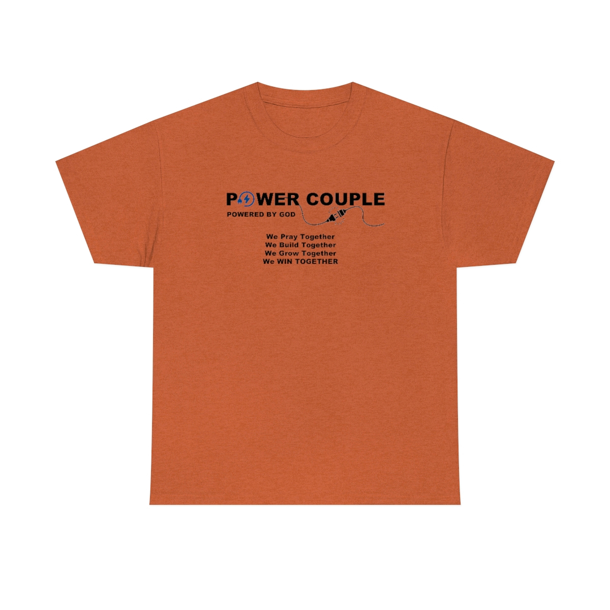 Power Couple, Husband and Wife, Marriage T-Shirt - Image 3