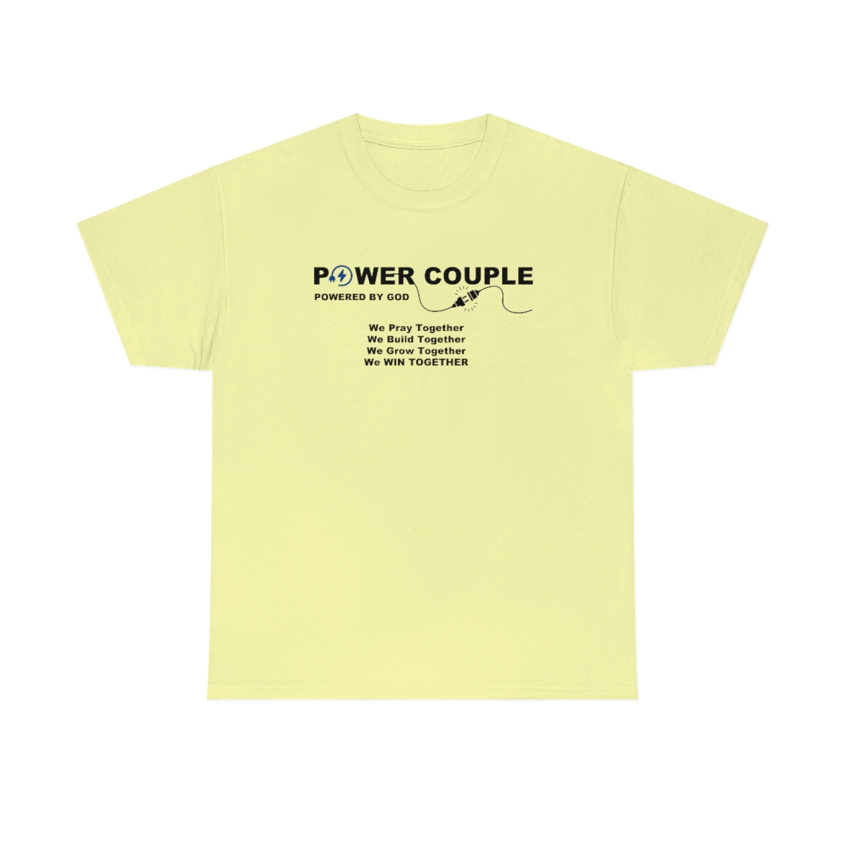 Power Couple, Husband and Wife, Marriage T-Shirt - Image 9