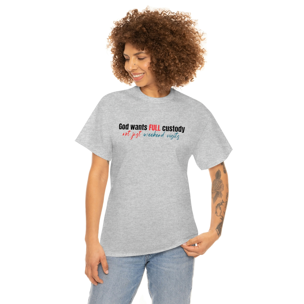 God want full custody T-Shirt - Image 34