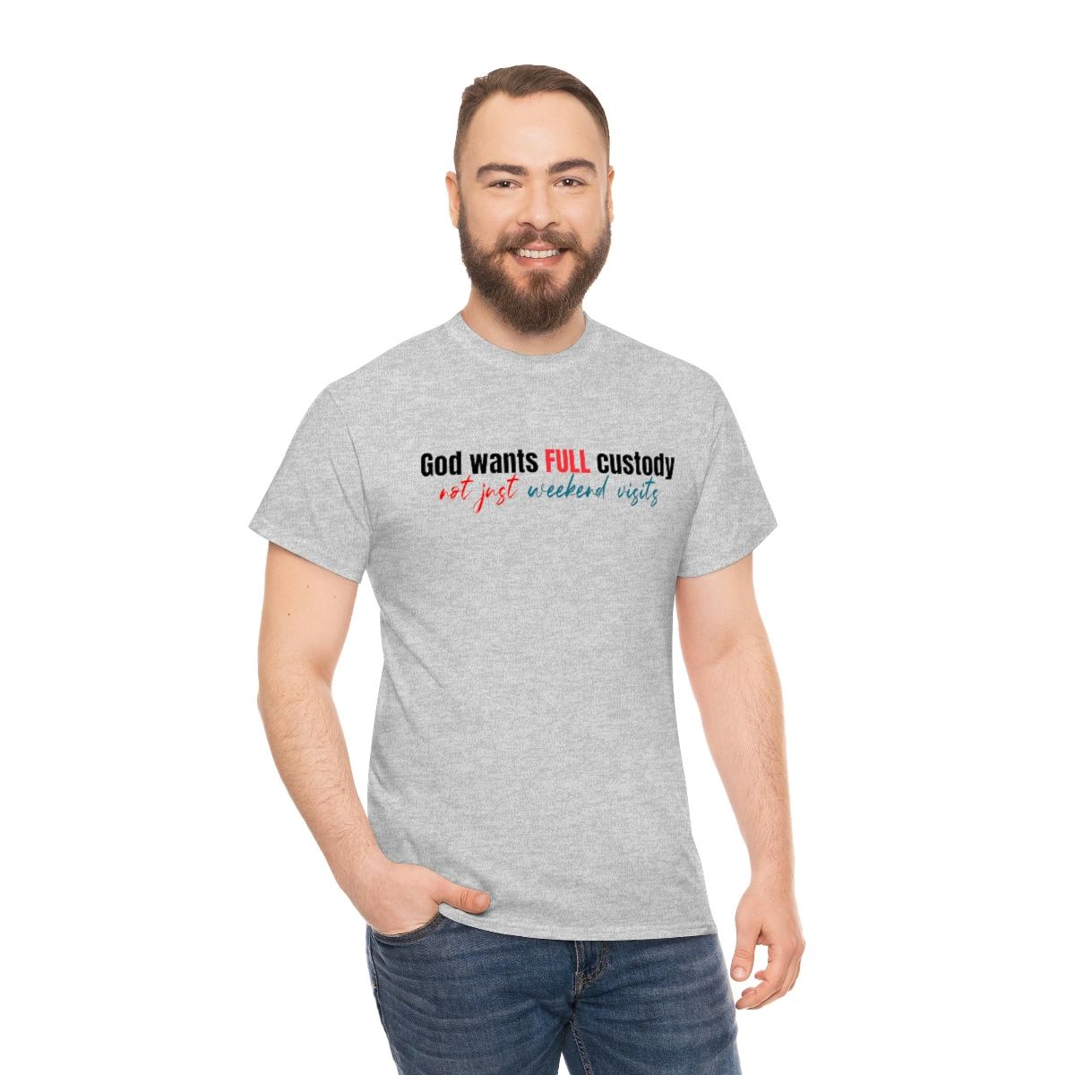 God want full custody T-Shirt - Image 36