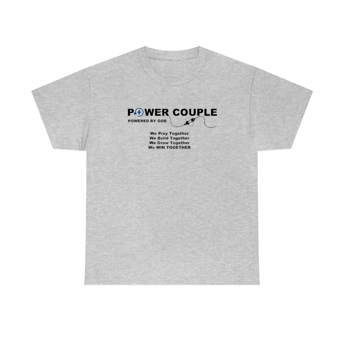 Power Couple, Husband and Wife, Marriage T-Shirt - Image 5