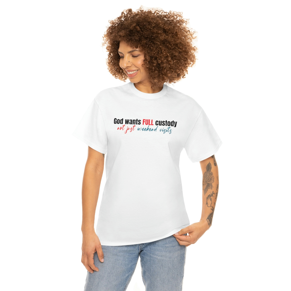 God want full custody T-Shirt - Image 2