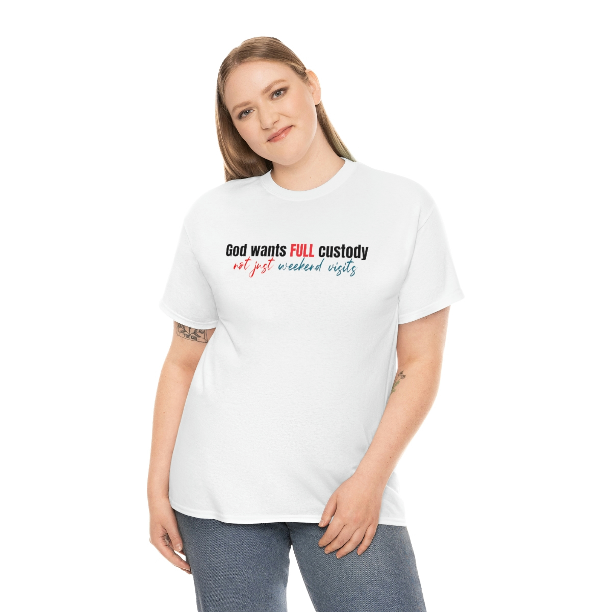 God want full custody T-Shirt - Image 3