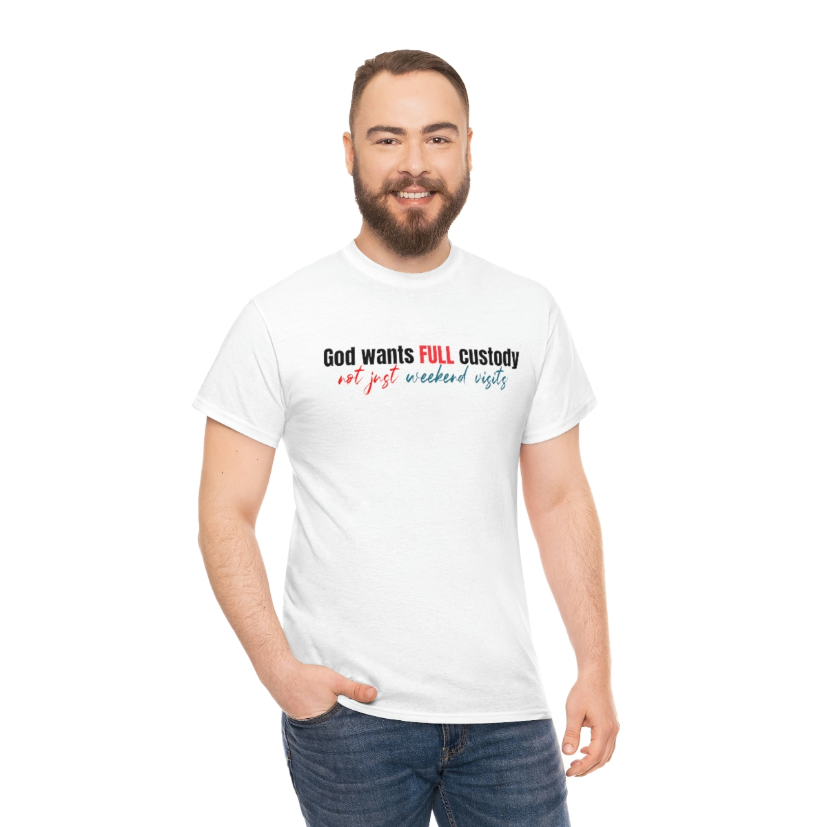 God want full custody T-Shirt - Image 4