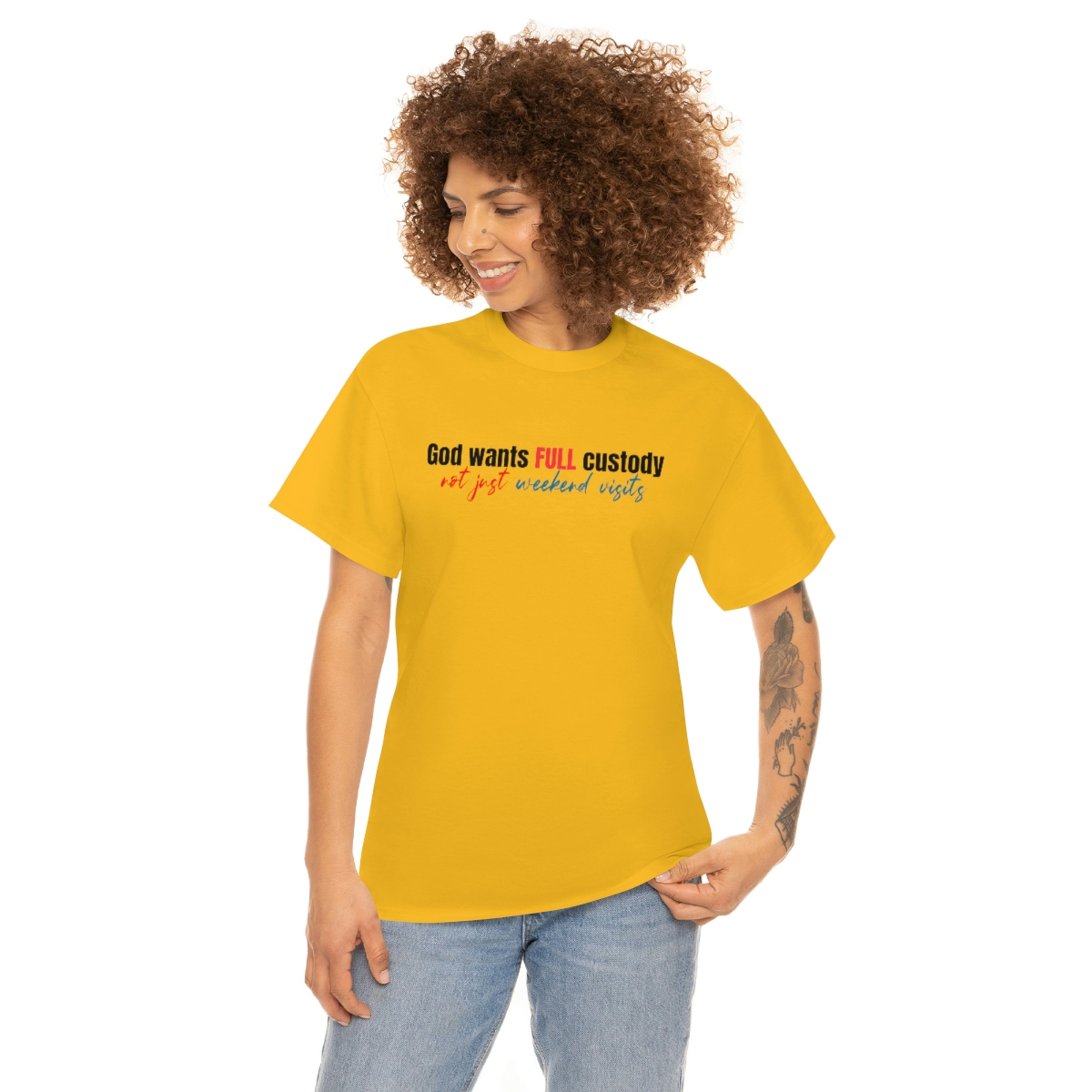 God want full custody T-Shirt - Image 42