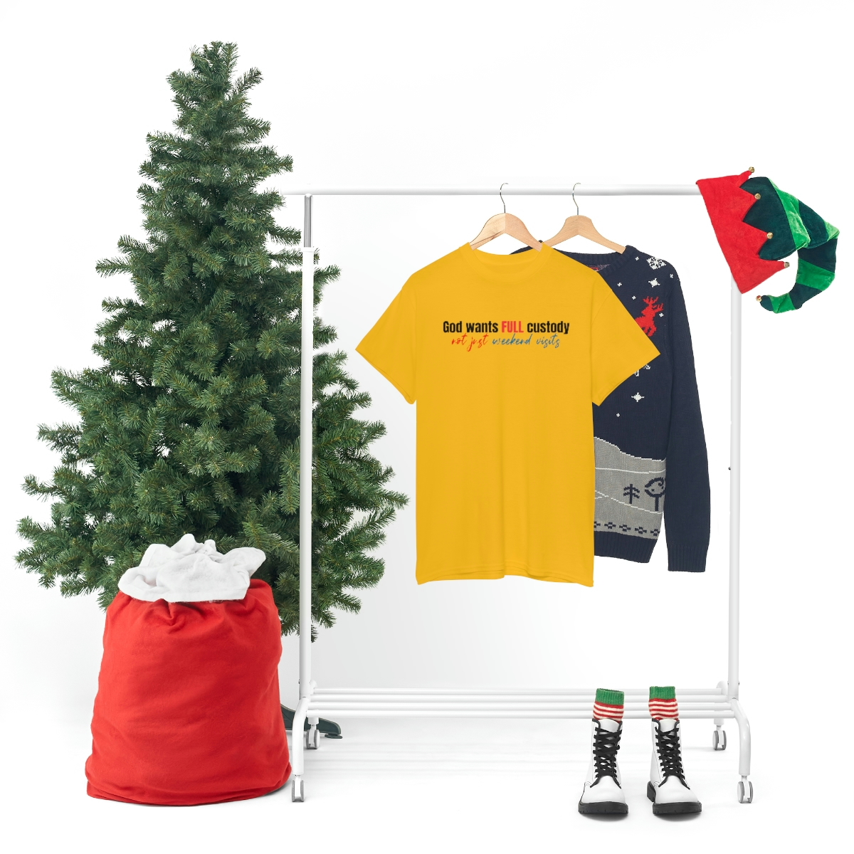 God want full custody T-Shirt - Image 48