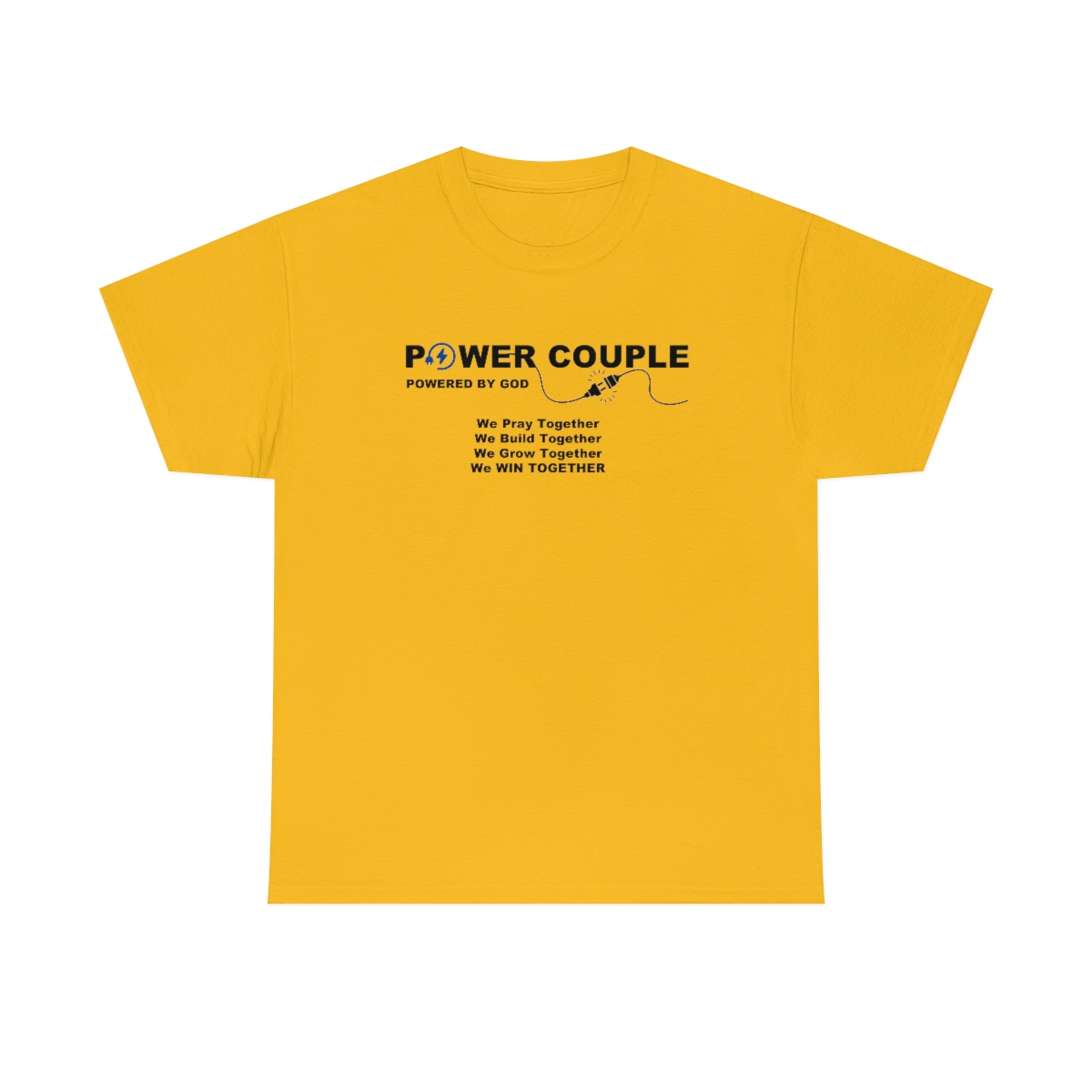 Power Couple, Husband and Wife, Marriage T-Shirt - Image 6