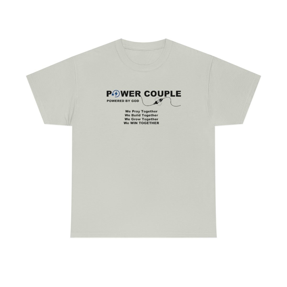 Power Couple, Husband and Wife, Marriage T-Shirt - Image 4