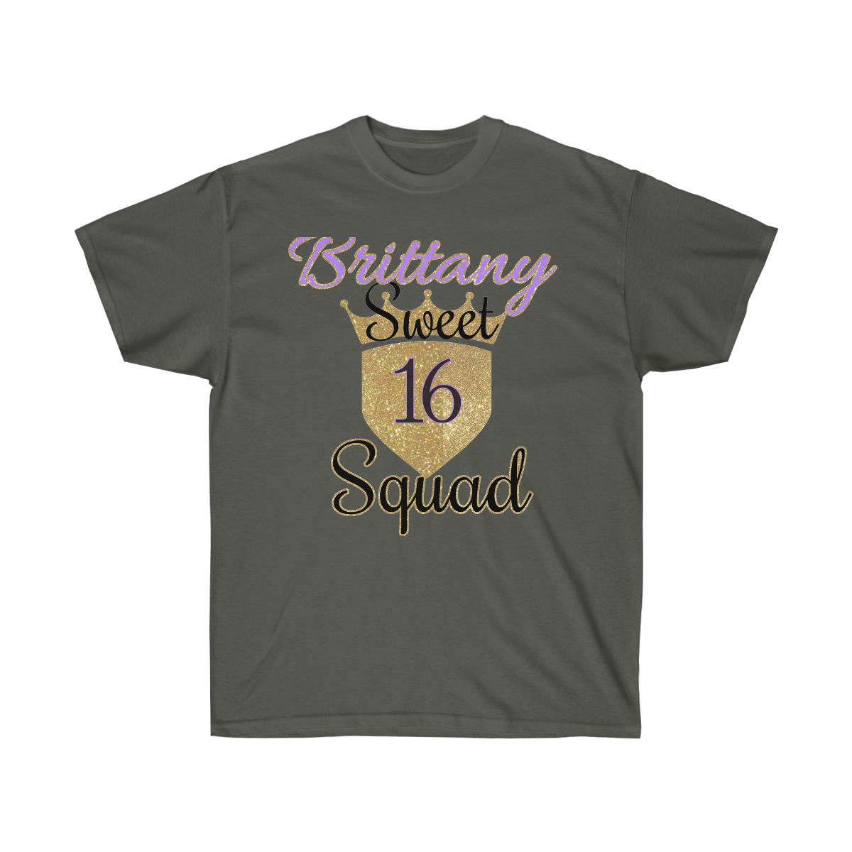 Sweet 16 Birthday Squad and Crew T-Shirt - Image 5