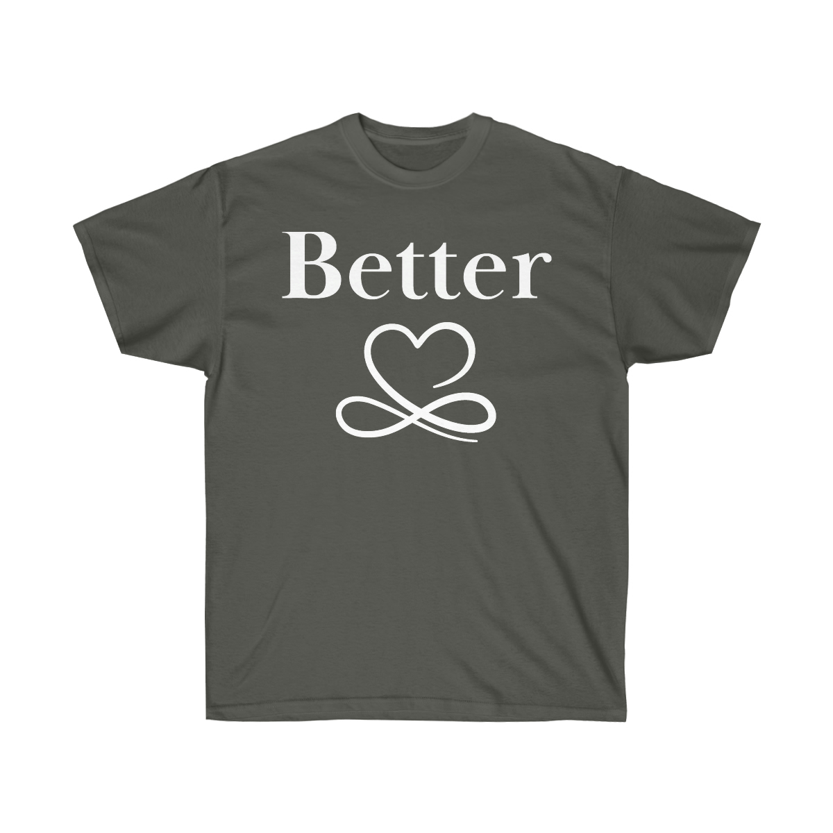 His and Her Better Together Marriage Tee Shirt White Imprint - Image 5