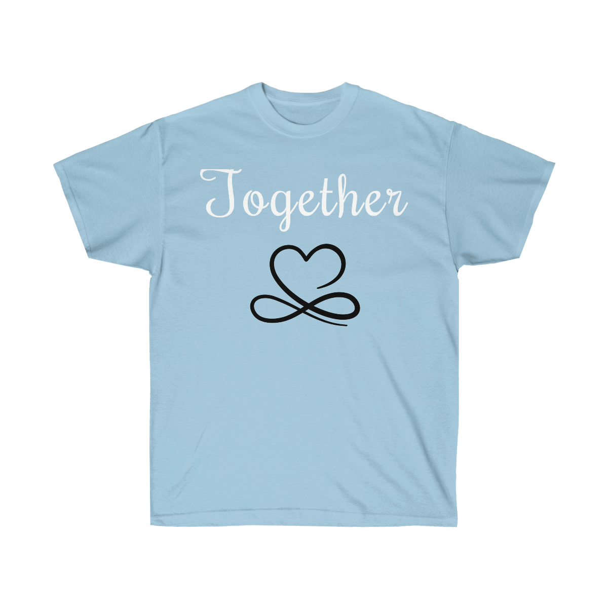 His and Her Better Together Marriage Tee Shirt White Imprint 2 - Image 4