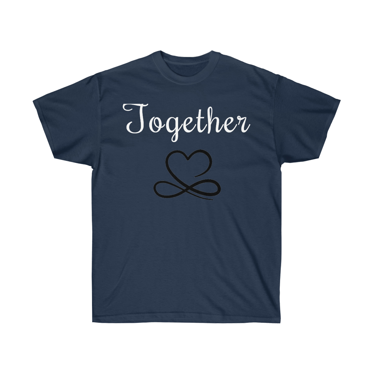 His and Her Better Together Marriage Tee Shirt White Imprint 2 - Image 7