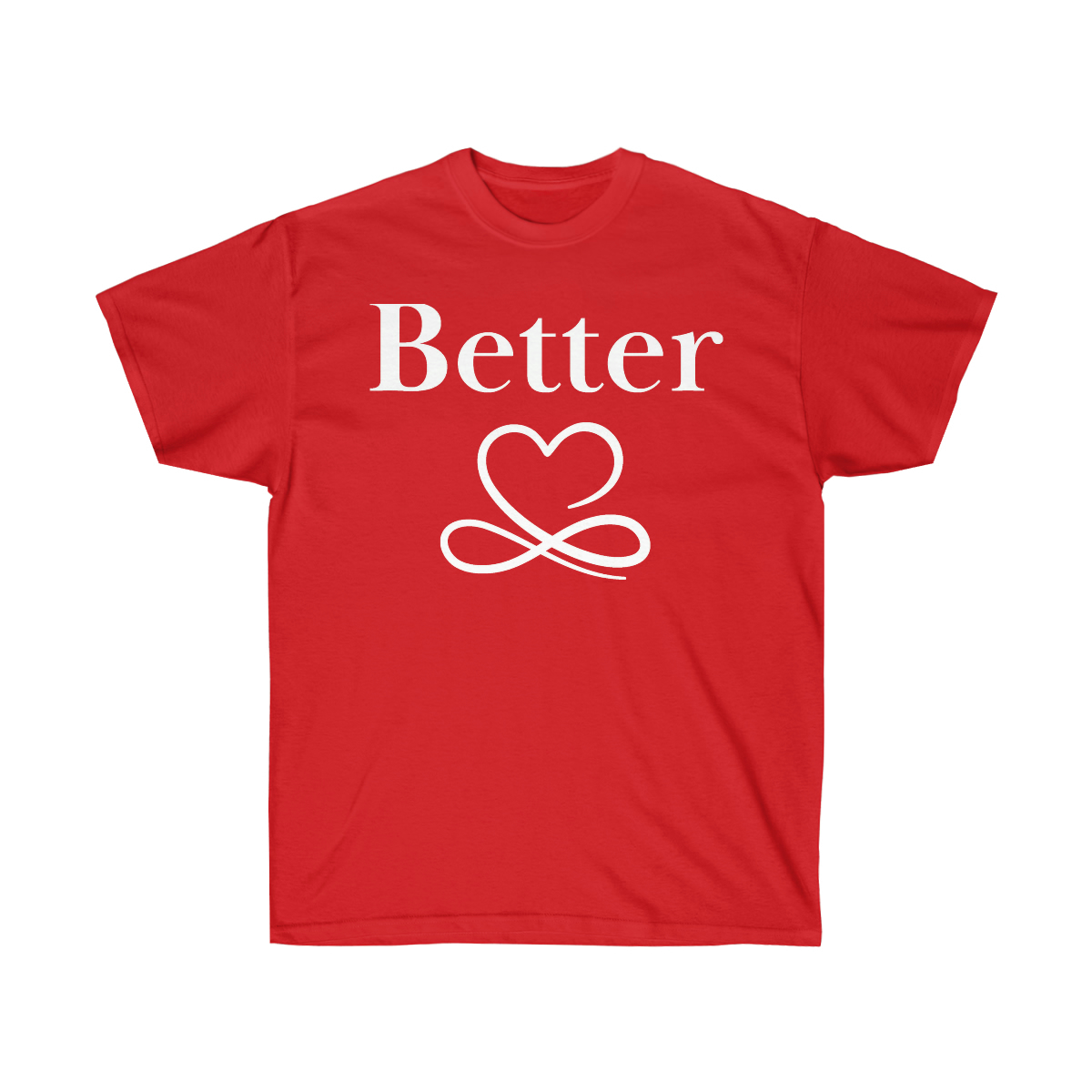 His and Her Better Together Marriage Tee Shirt White Imprint
