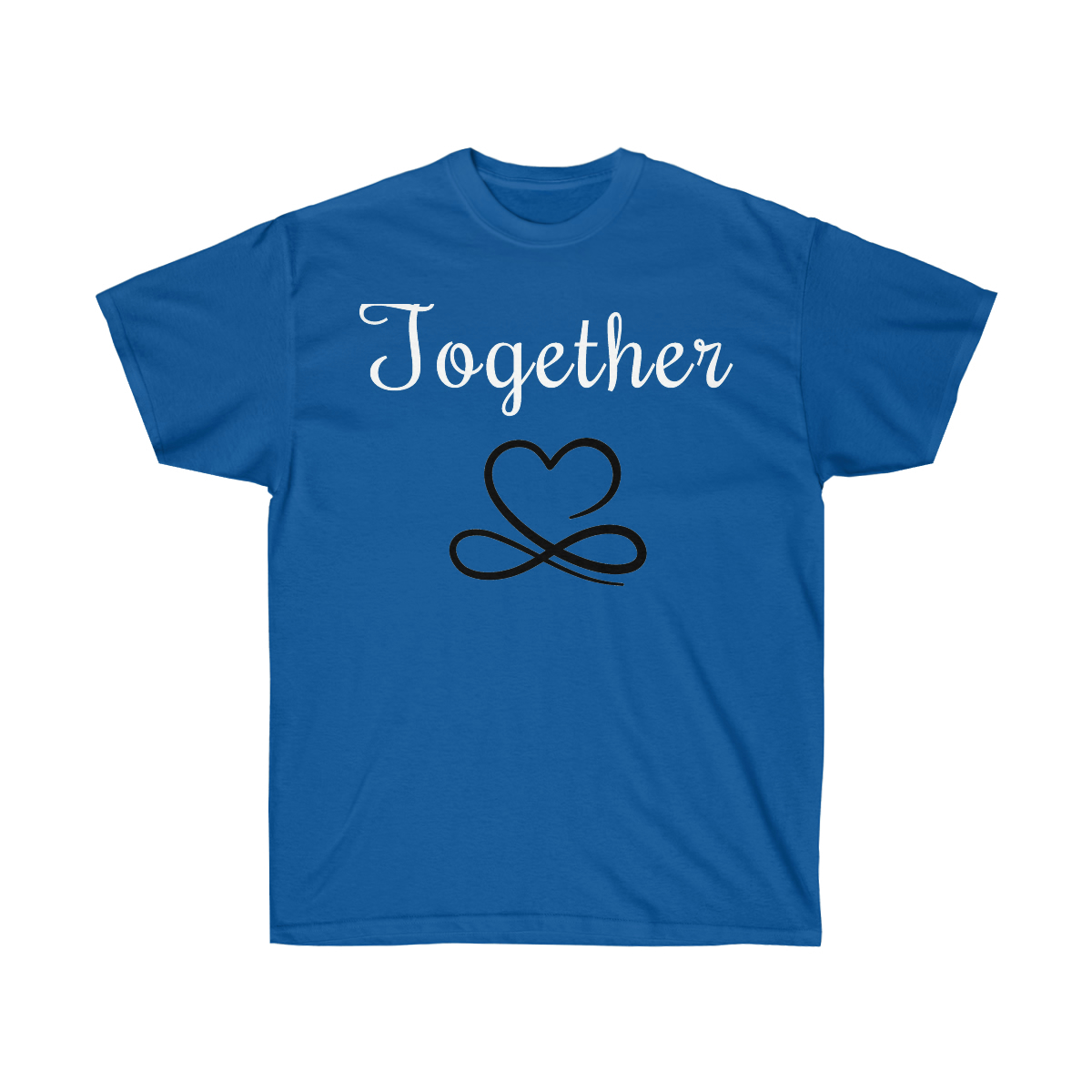 His and Her Better Together Marriage Tee Shirt White Imprint 2 - Image 6
