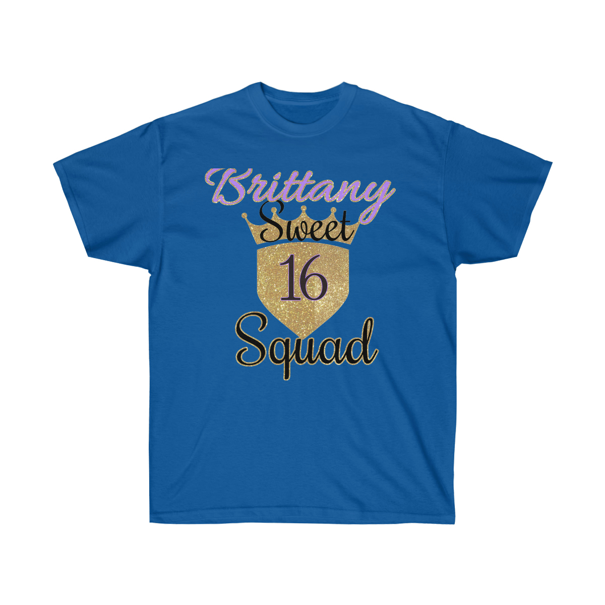Sweet 16 Birthday Squad and Crew T-Shirt - Image 6