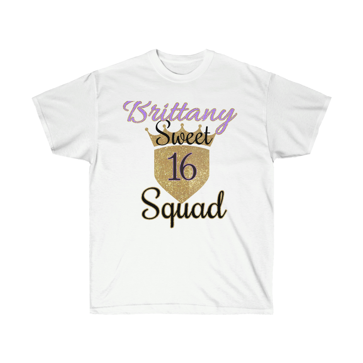 Sweet 16 Birthday Squad and Crew T-Shirt