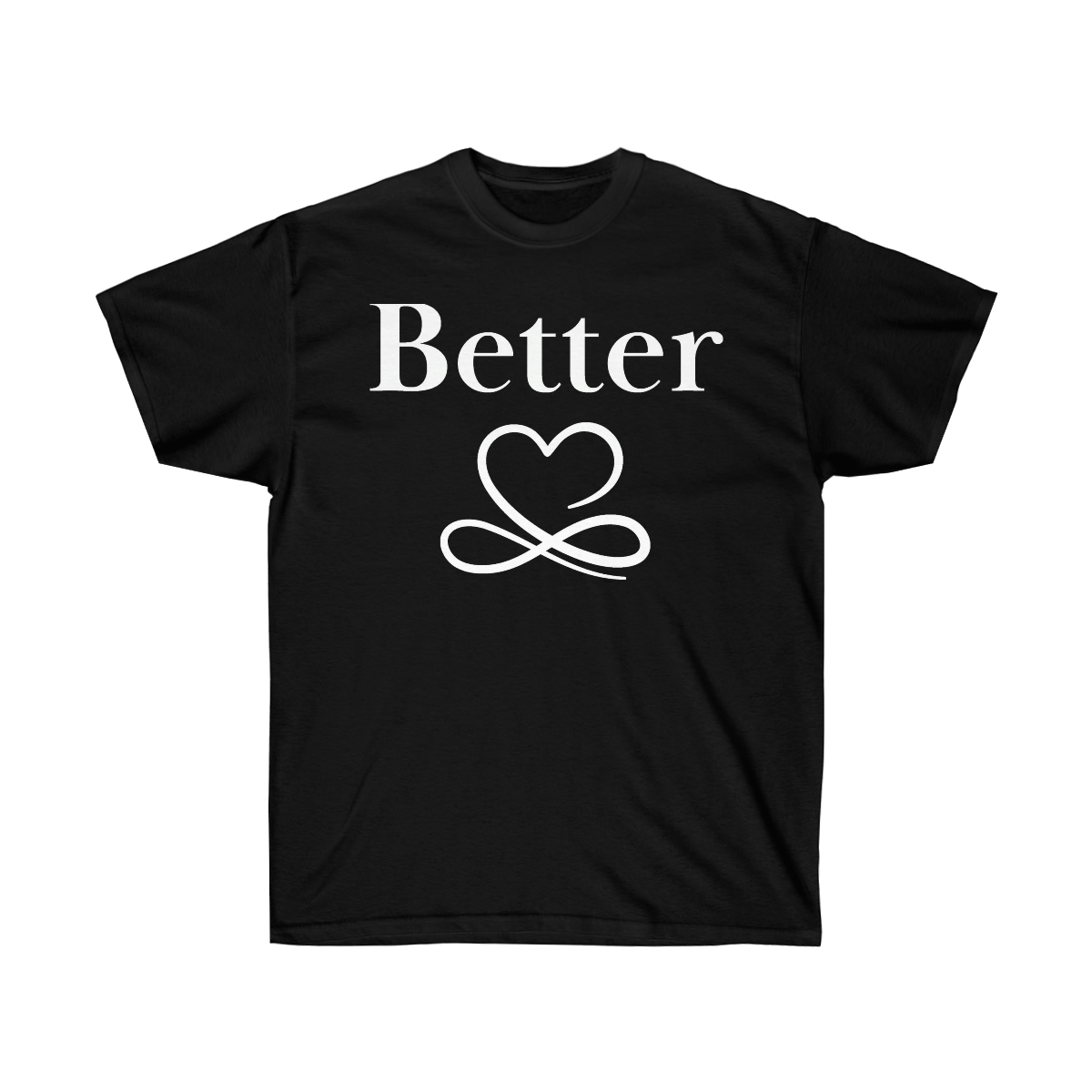 His and Her Better Together Marriage Tee Shirt White Imprint - Image 2