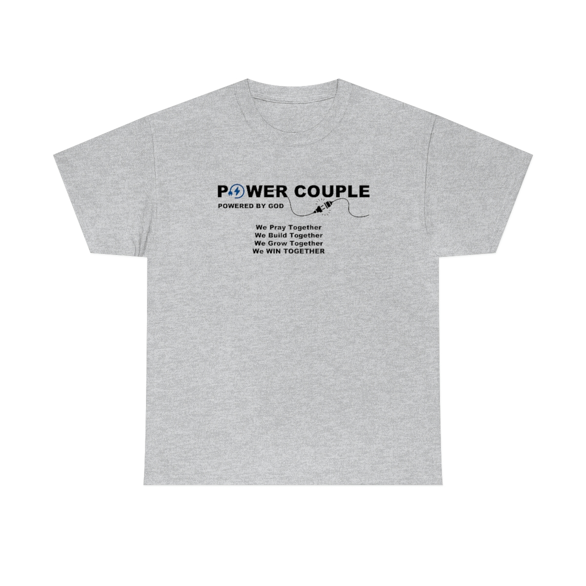 Power Couple, Husband and Wife, Marriage T-Shirt - Image 2