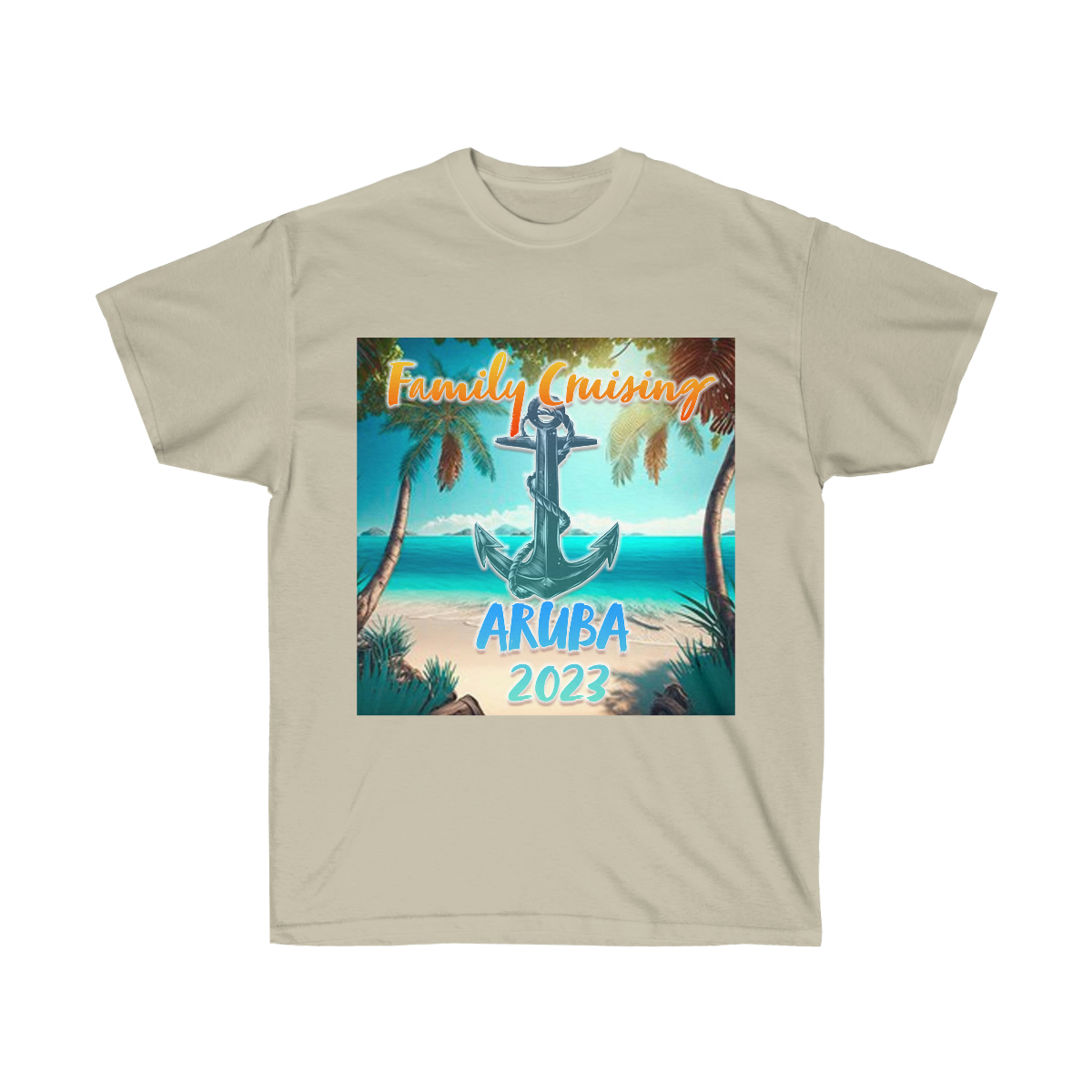 Vacation in Style Customizable T-Shirt Unisex Ultra Cotton Tee - Image 4