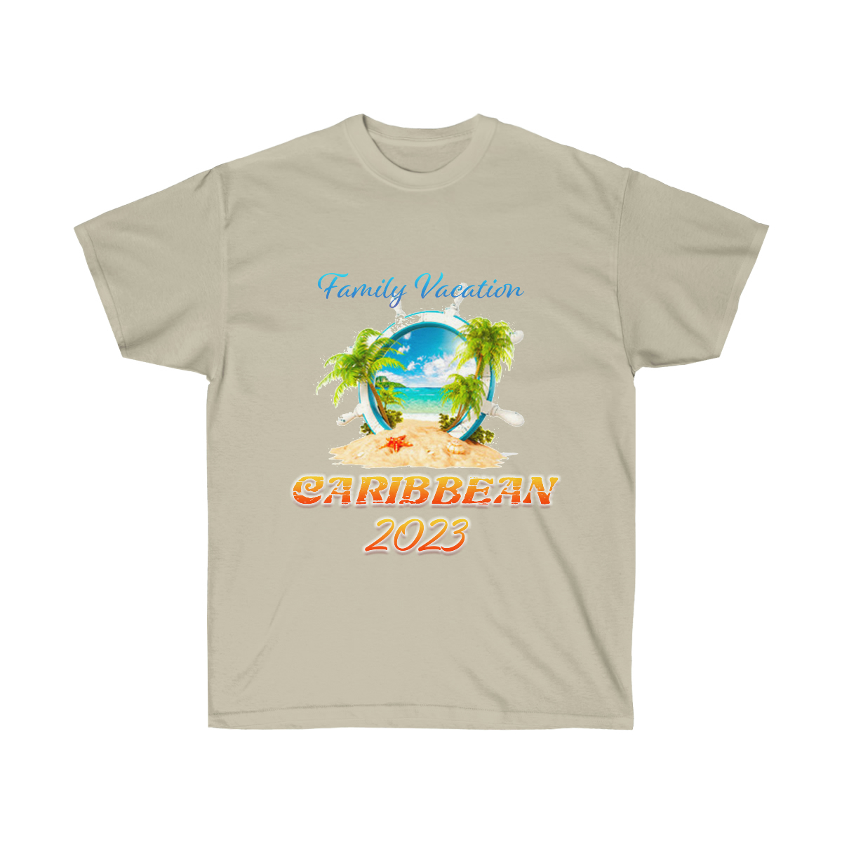 Caribbean Family Vacation Unisex Ultra Cotton T-Shirt - Image 3