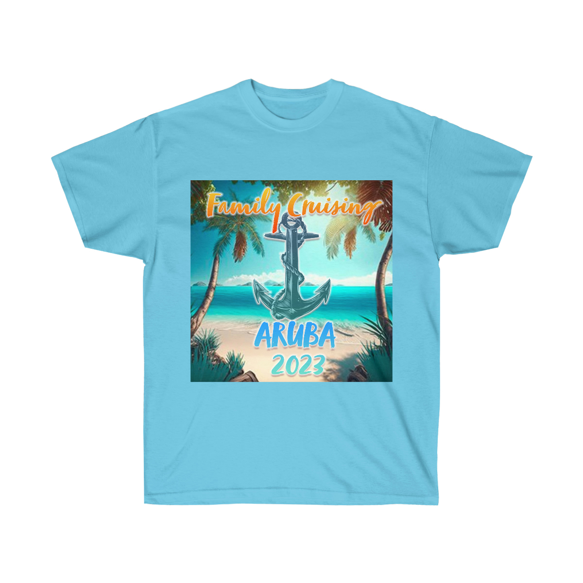 Vacation in Style Customizable T-Shirt Unisex Ultra Cotton Tee - Image 8