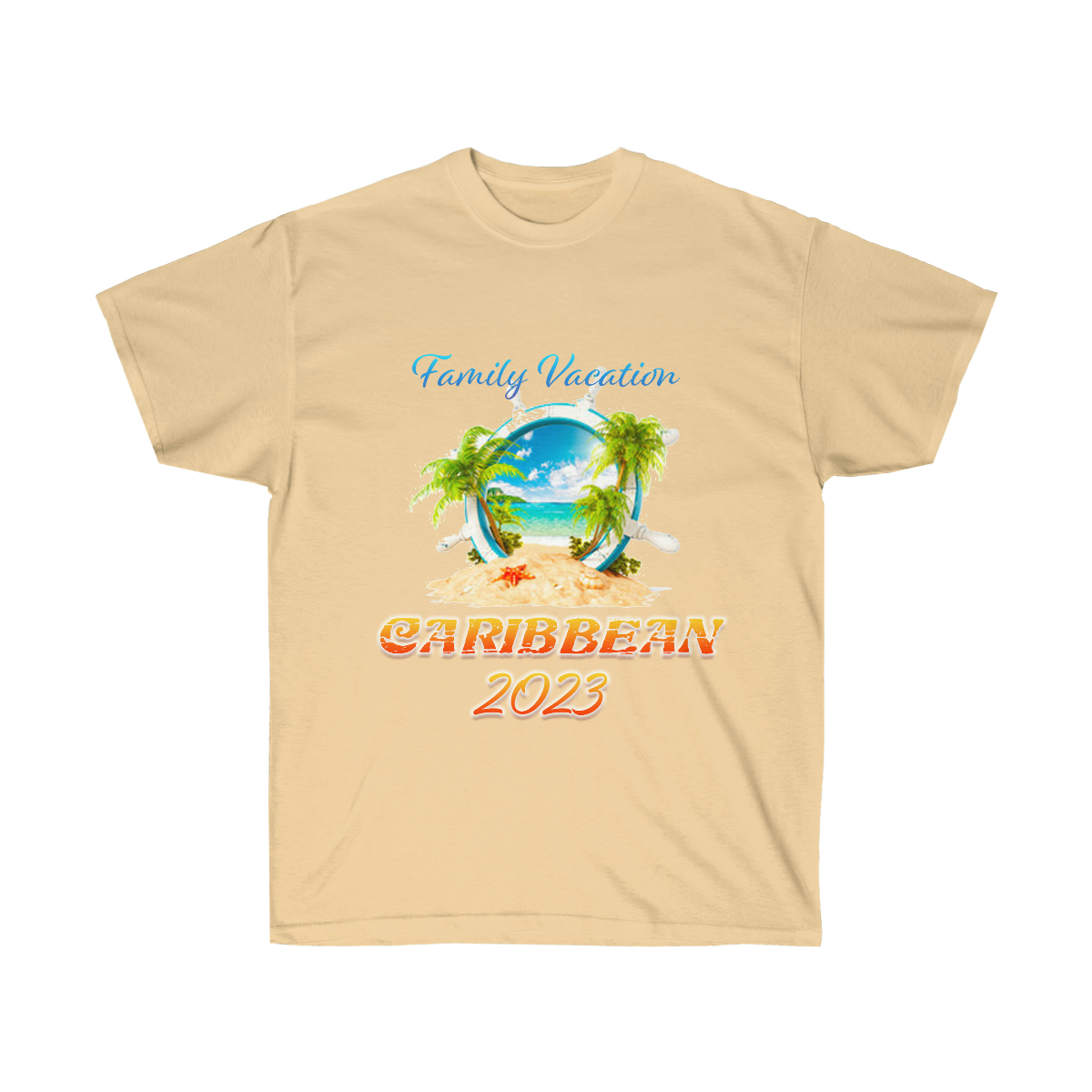 Caribbean Family Vacation Unisex Ultra Cotton T-Shirt - Image 5