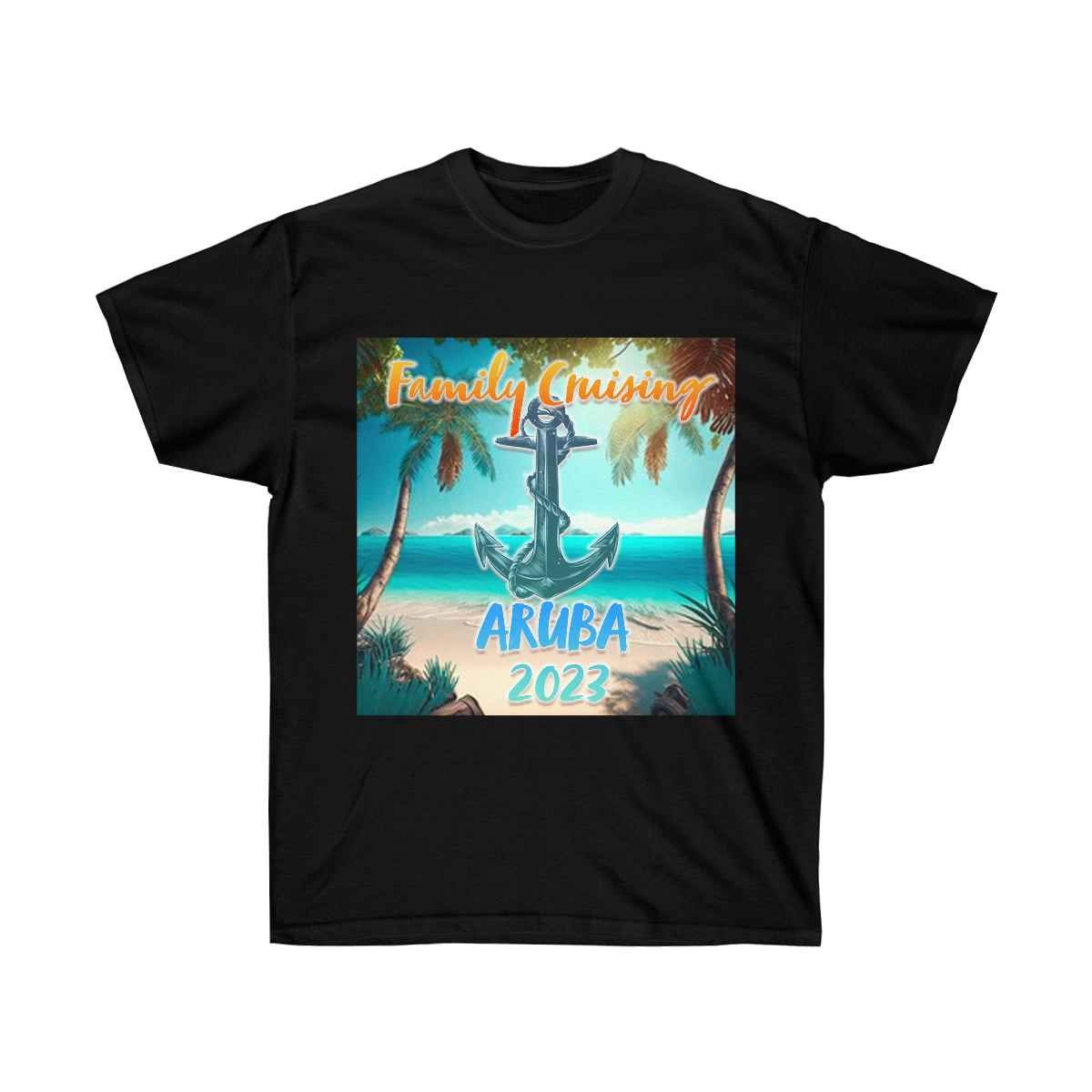 Vacation in Style Customizable T-Shirt Unisex Ultra Cotton Tee - Image 3