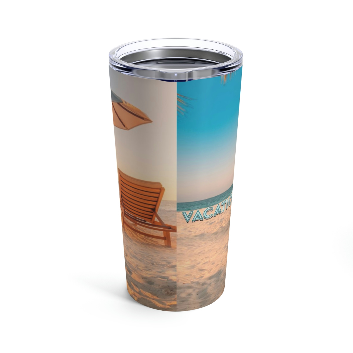 20oz Stainless Steel Vacation Mode On Tumbler - Image 2