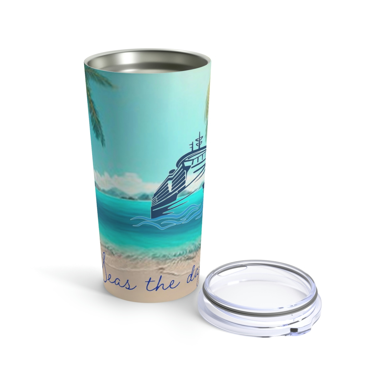 Customizable Seas the Day - Tumbler 20oz - Image 5