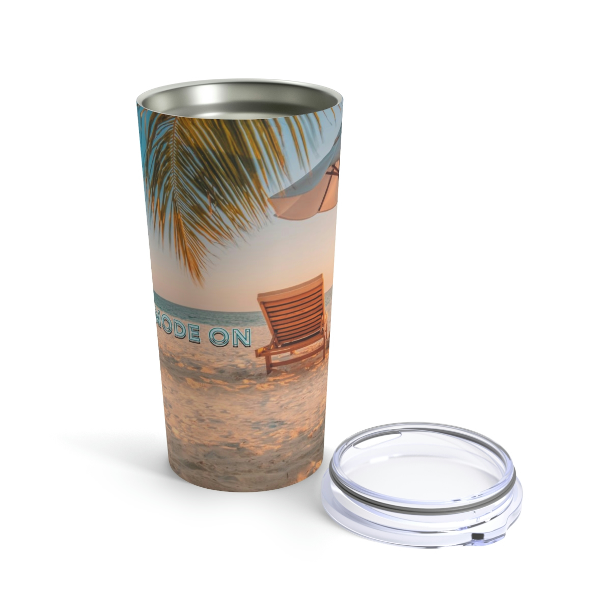 20oz Stainless Steel Vacation Mode On Tumbler - Image 5