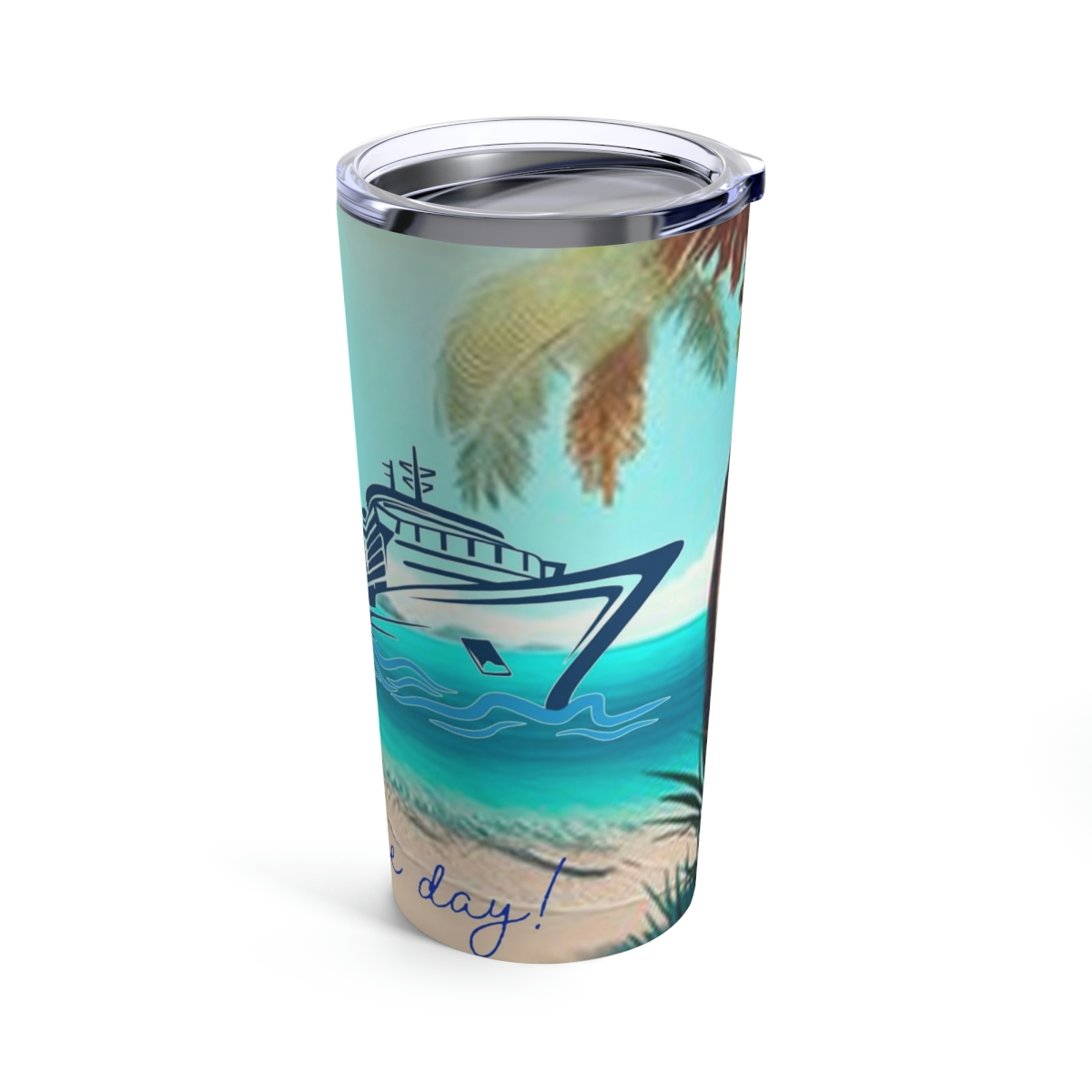 Customizable Seas the Day - Tumbler 20oz - Image 4